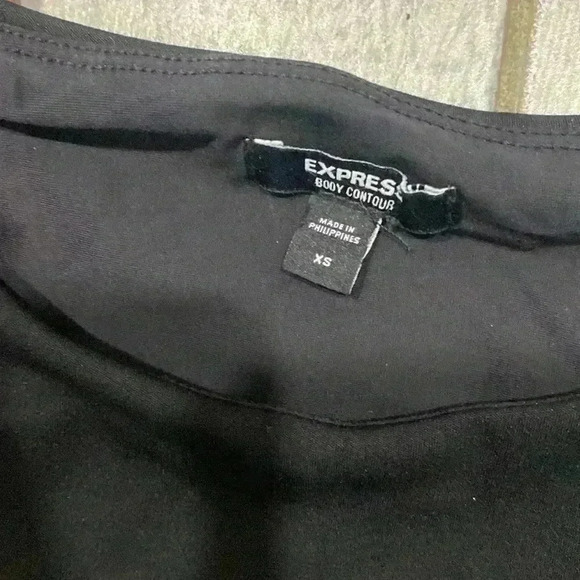 Express Bodycon Corset Dress Black Size XS - Picture 6 of 8